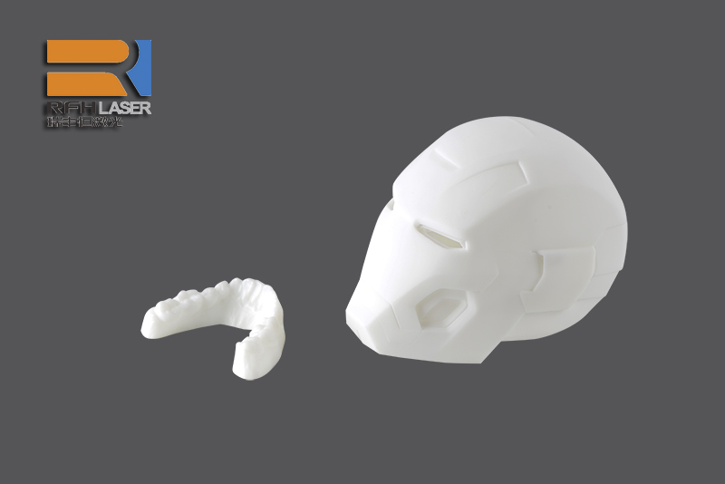 SLA 3D printing using UV lasers with high efficiency